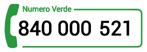 Numero Verde: 840 000 521